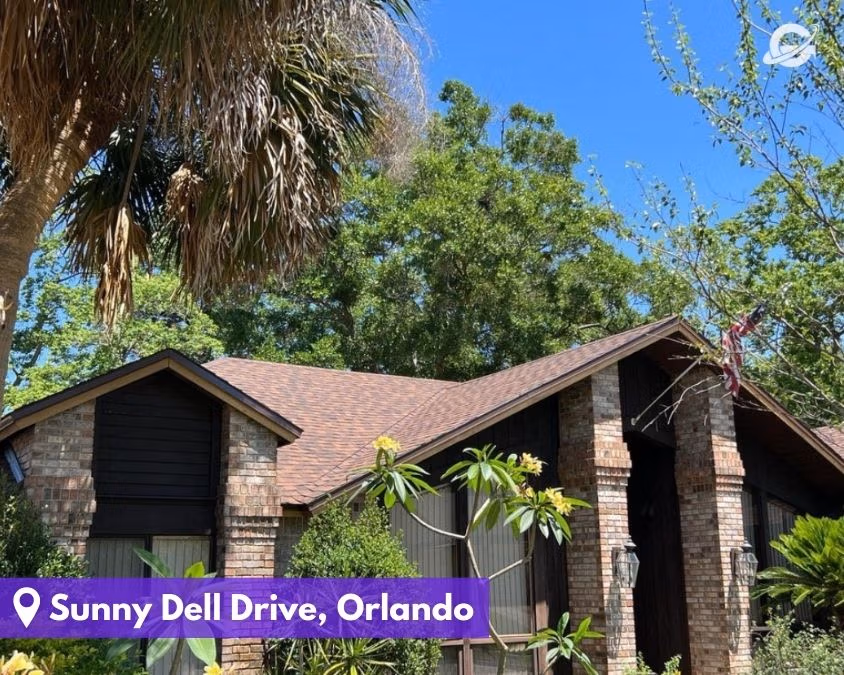 Orlando Roofing Company, Gravity Roofing finished roof replacement on Sunny Dell Drive.