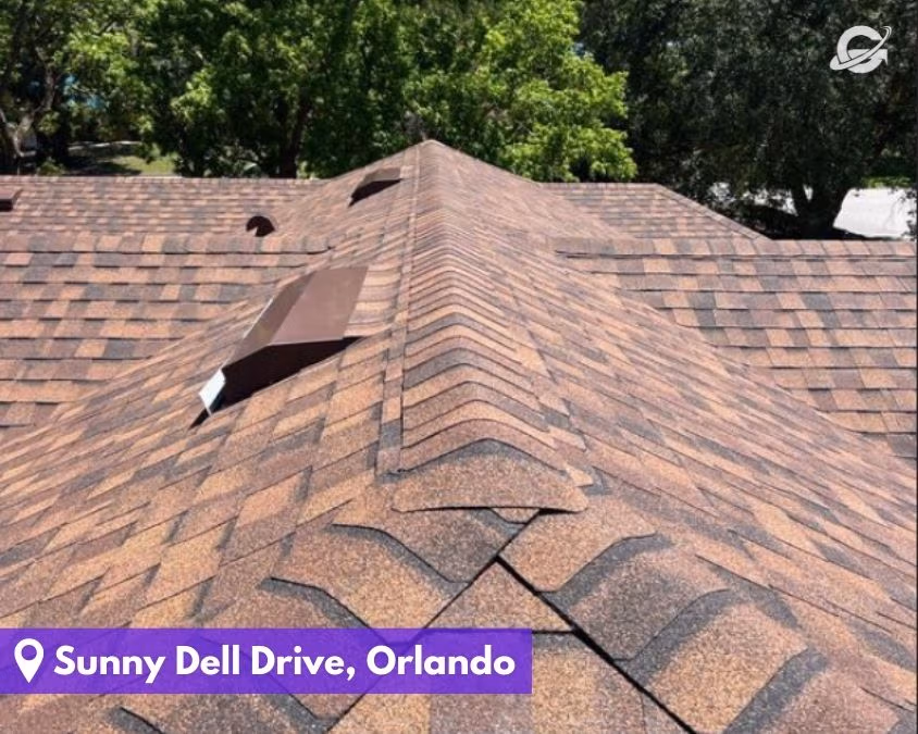 Orlando Roofing Company, Gravity Roofing new roof installation on Sunny Dell Drive.