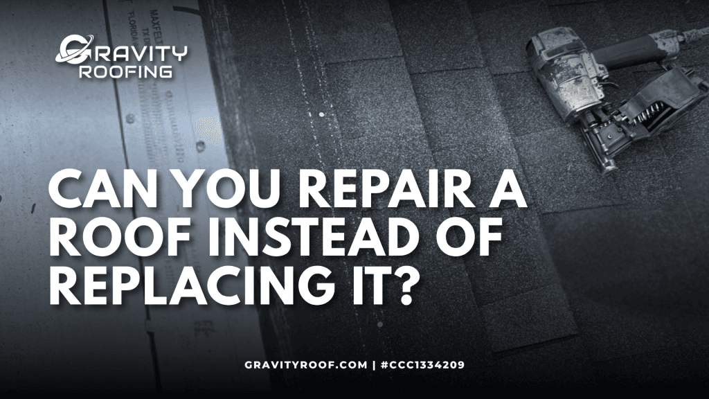 Can you repair a roof instead of replacing it