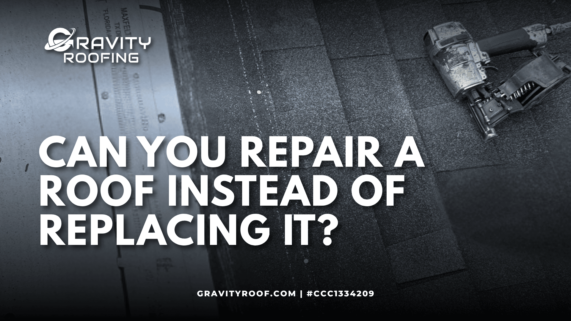 Can you repair a roof instead of replacing it