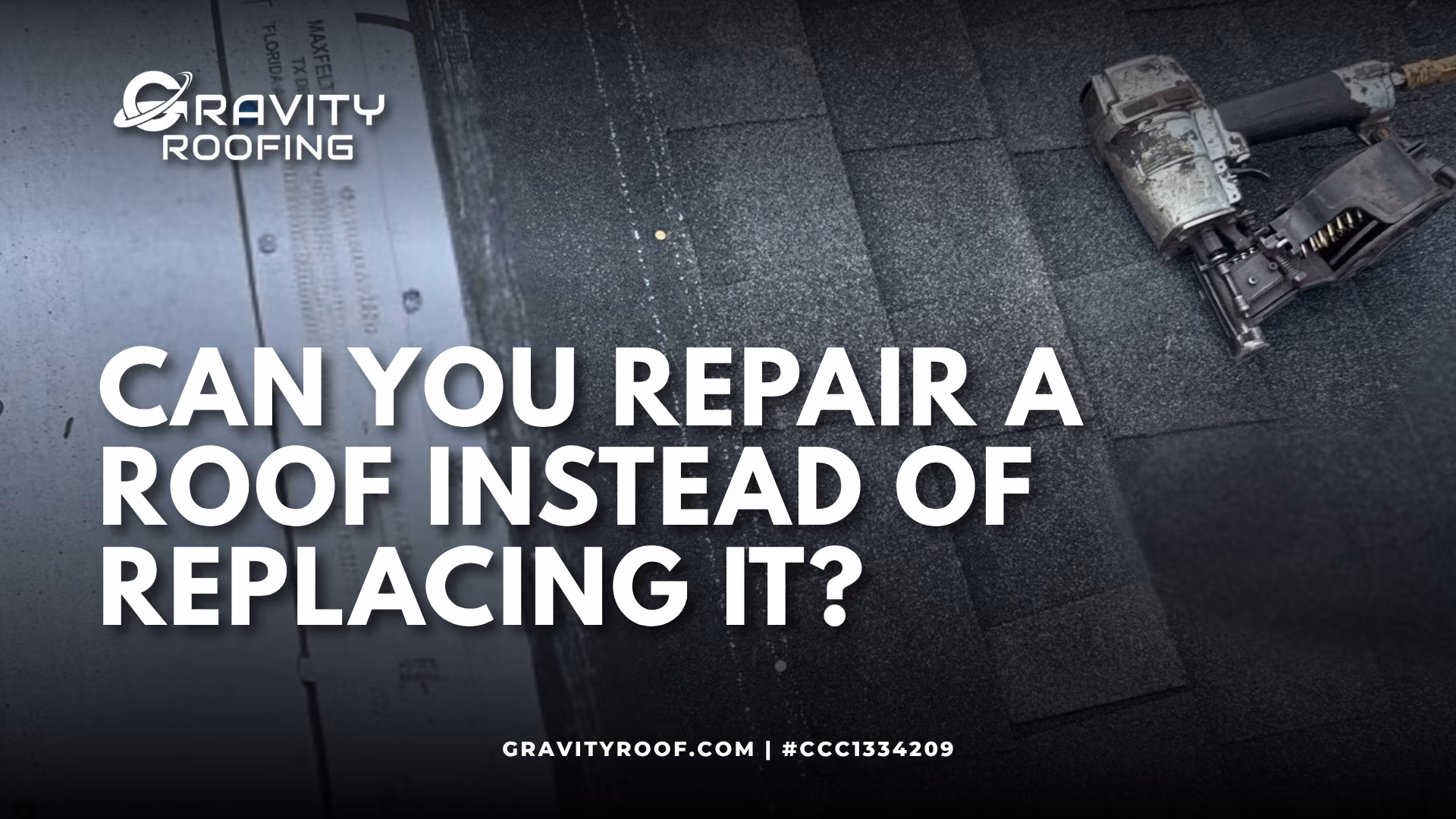Can you repair a roof instead of replacing it