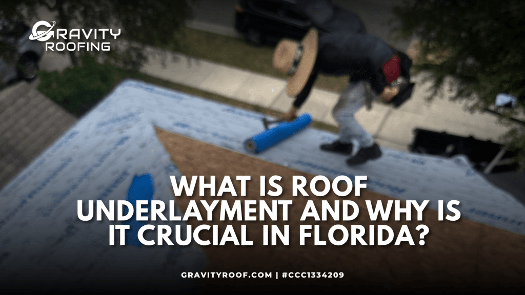 what is roof underlayment