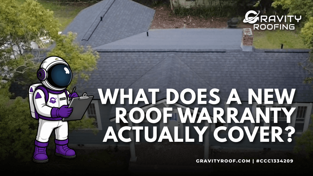 What does a new roof warranty cover