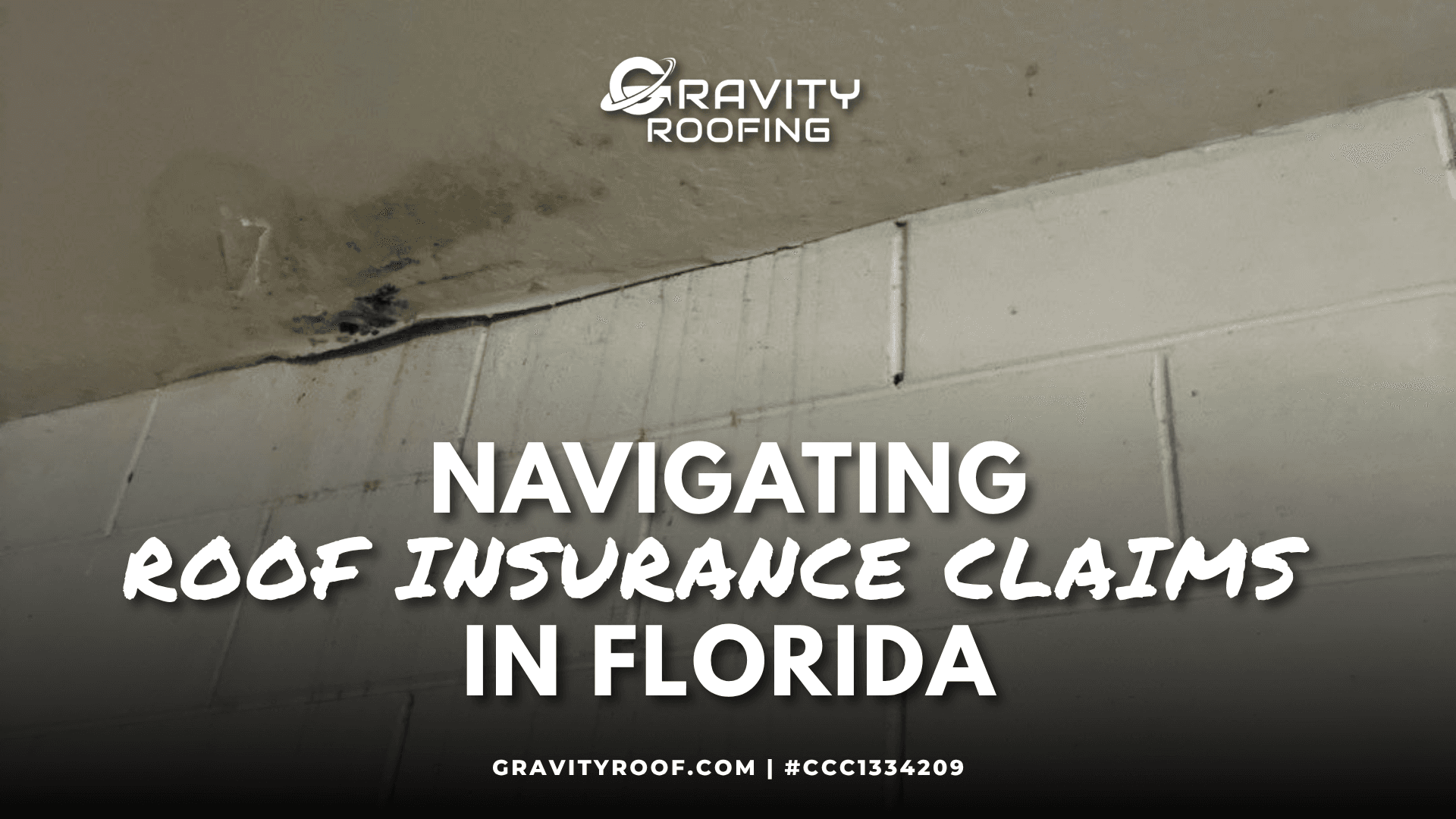 Roof insurance claim documentation after a Florida storm