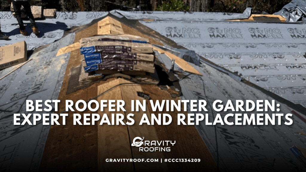 Professional installation process showing why we are the best roofer in Winter Garden.