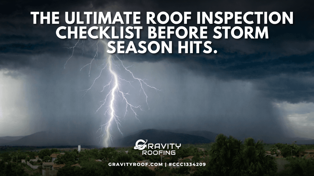 Professional roof inspection before hurricane season in Central Florida by Gravity Roofing.