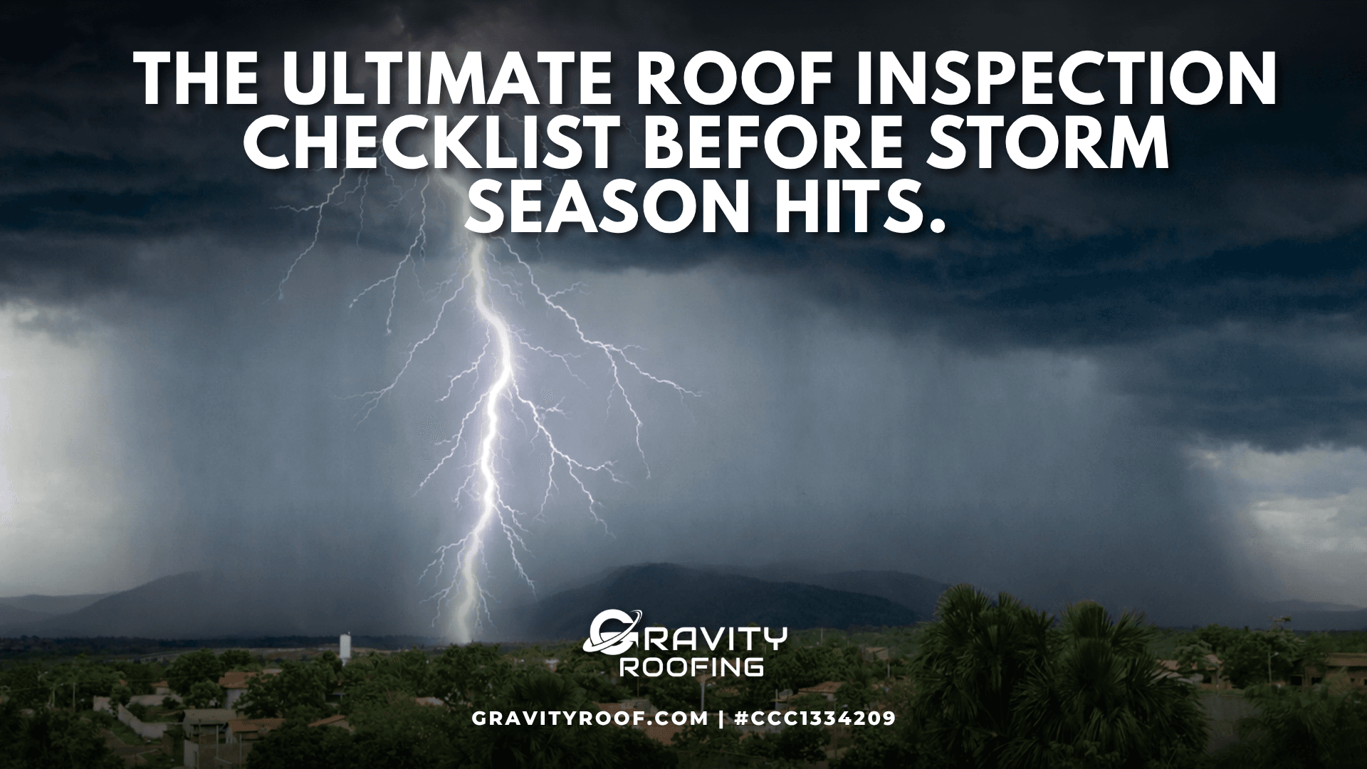 Professional roof inspection before hurricane season in Central Florida by Gravity Roofing.