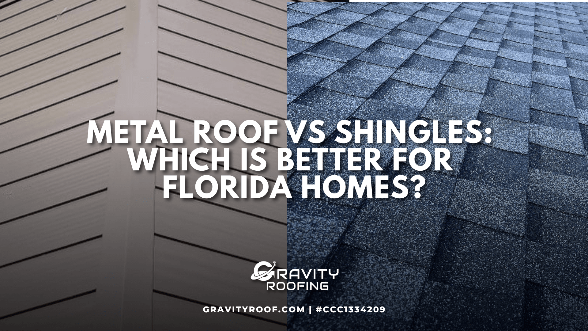 A side-by-side comparison of a metal roof vs shingles Florida to help homeowners decide.