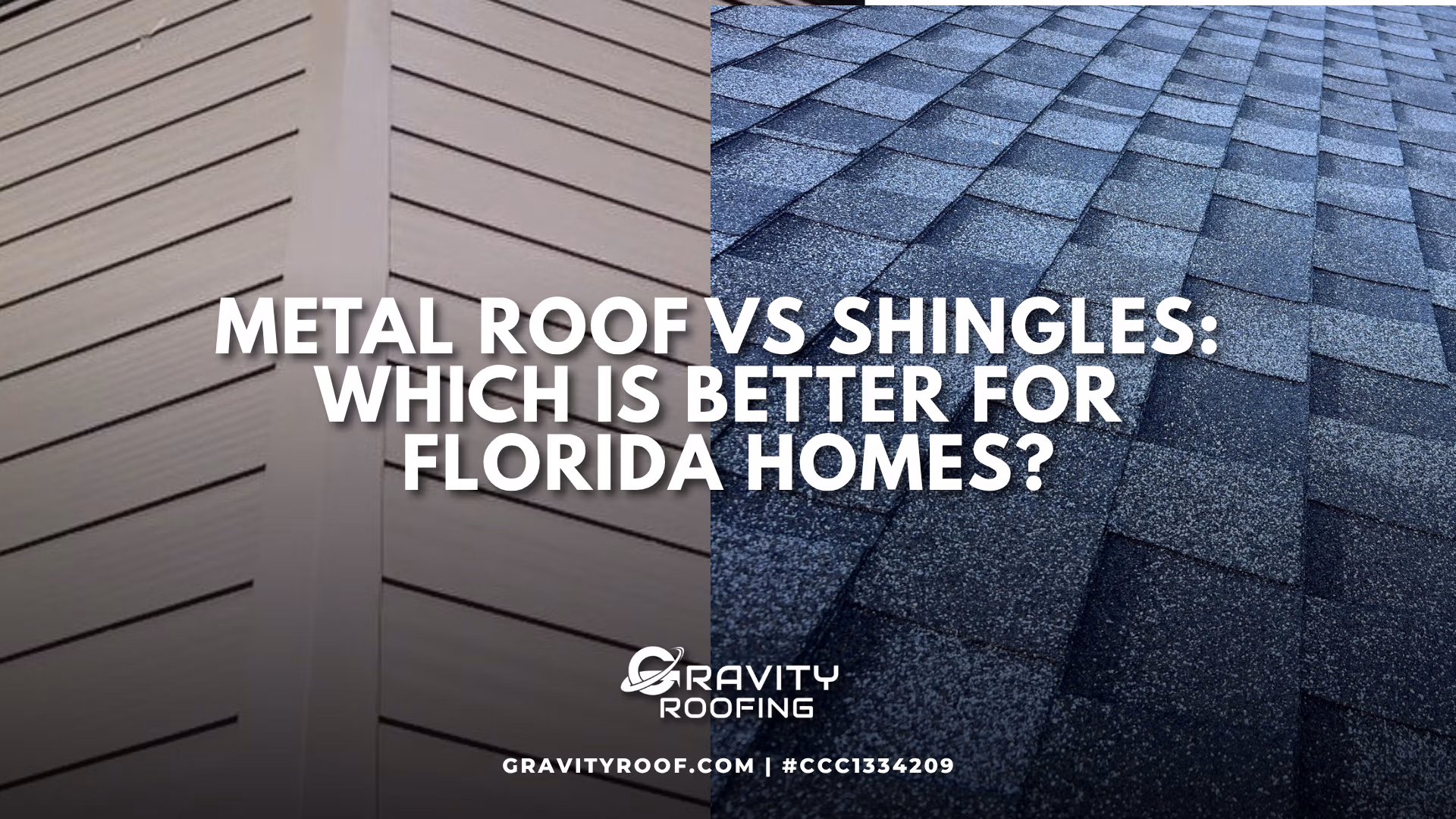 A side-by-side comparison of a metal roof vs shingles Florida to help homeowners decide.