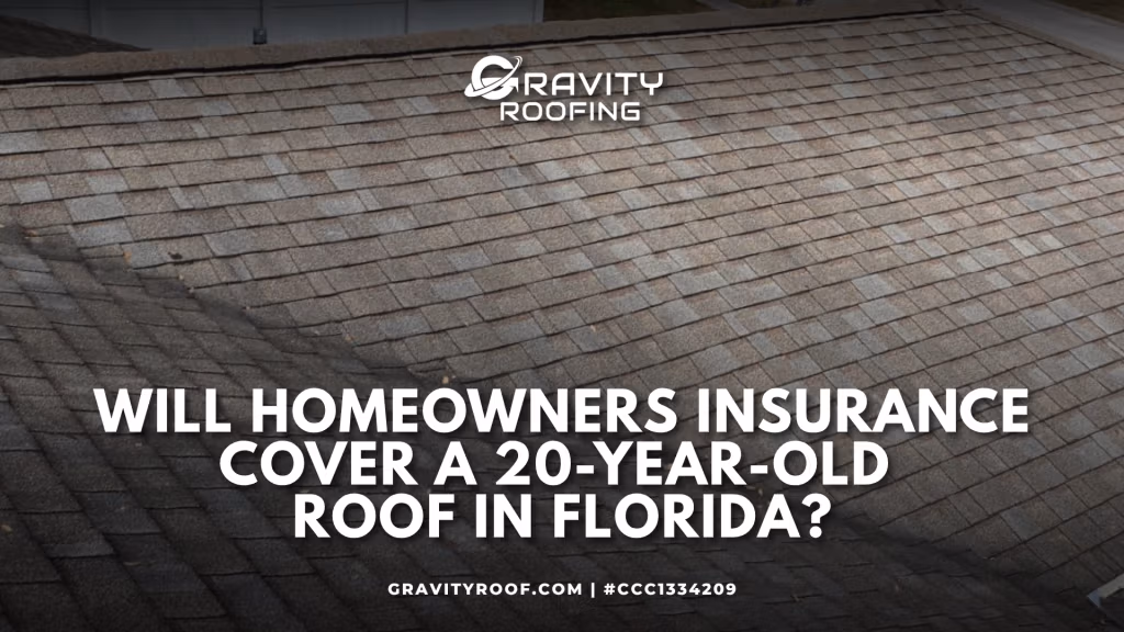 Professional inspection helping answer if insurance cover 20 year old roof damage.