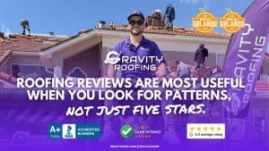 Orlando roofing reviews guide: Gravity Roofing customer feedback and proof checks for homeowners