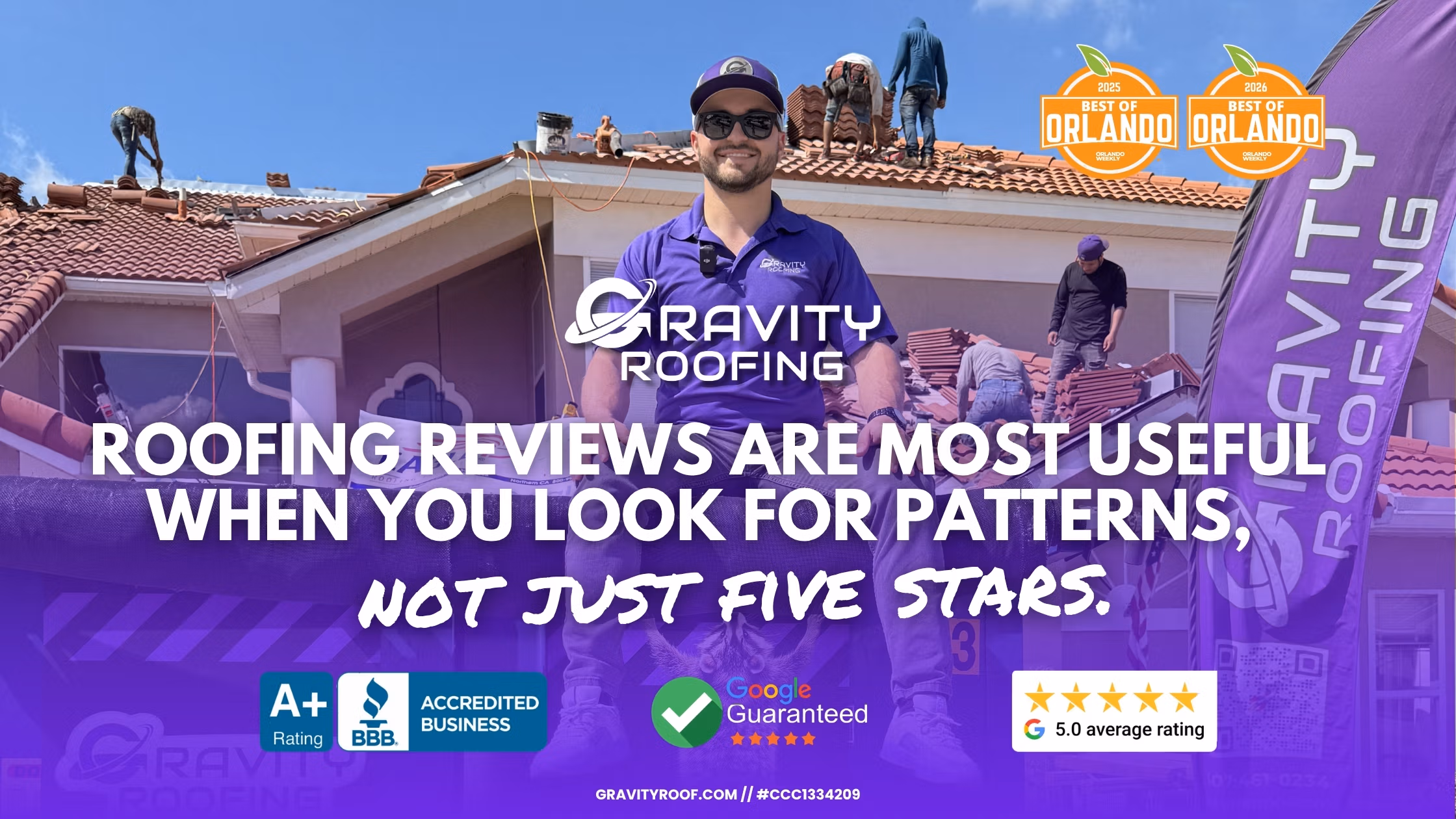 Orlando roofing reviews guide: Gravity Roofing customer feedback and proof checks for homeowners