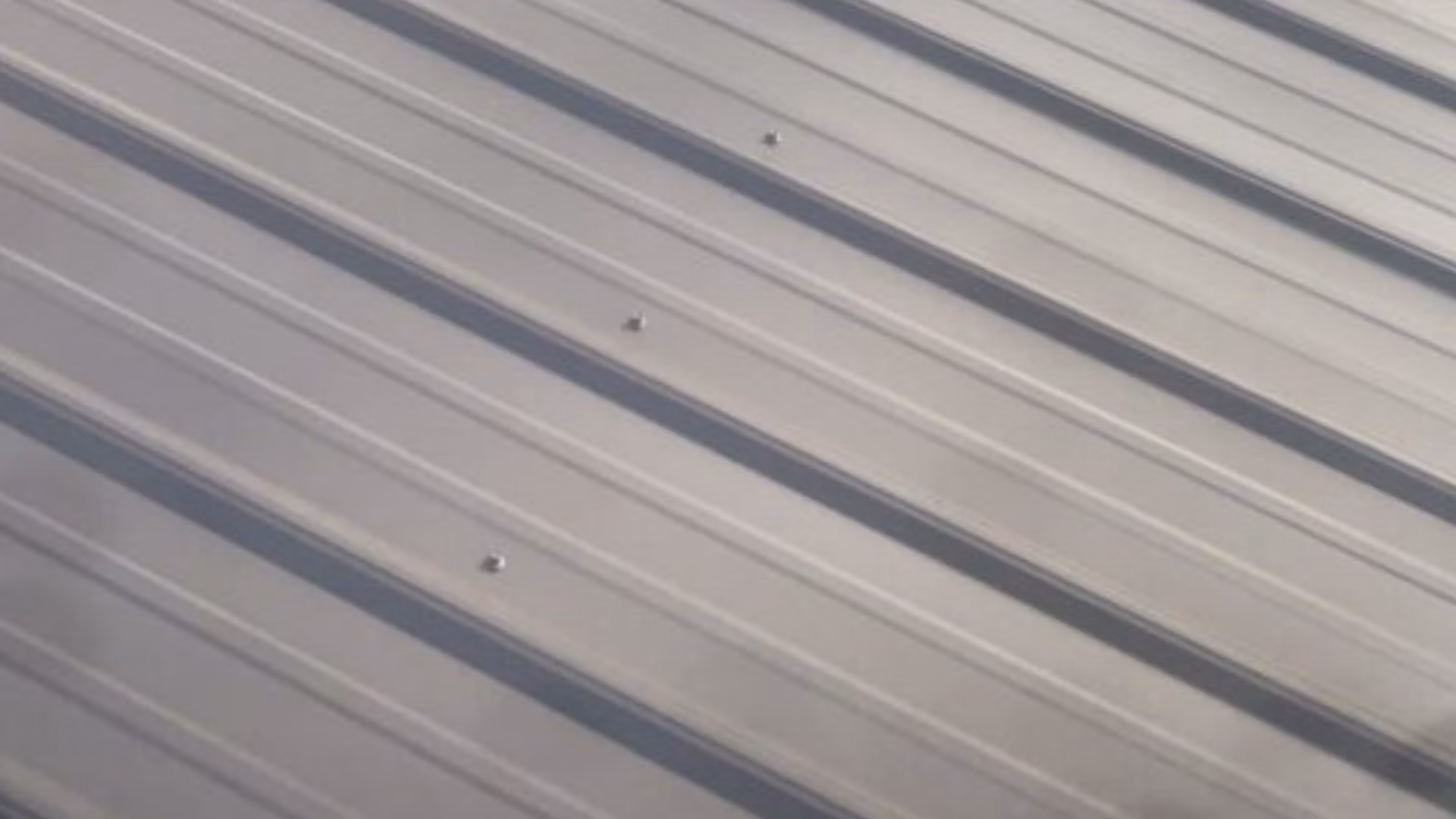 Exposed fastener metal roofing