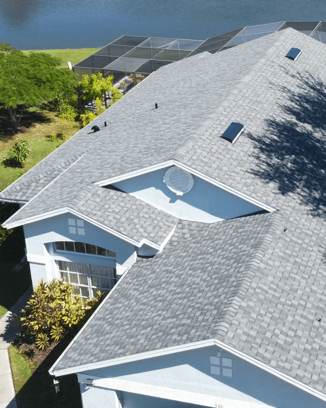 Gravity Roofing shingle roofing contractor hero image